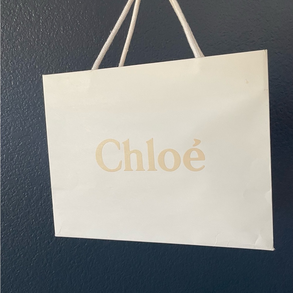 Chloé White Shopping Bag